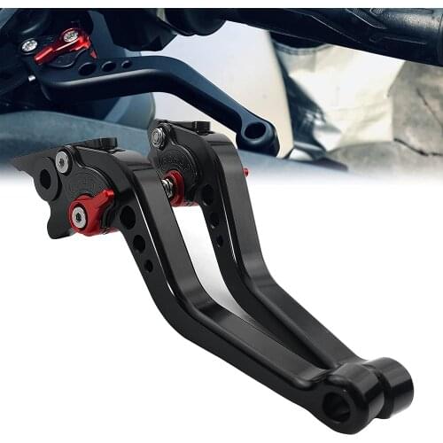 Motorcycle Clutch Brake Levers Short Round CNC Adjustment Levers Compatible for Kawasaki ZX1400 ZX14R ZZR1400 GTR1400 CONCOURS