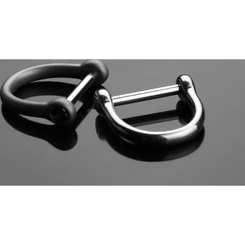 Titanium alloy detachable keychain key ring