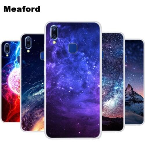 Silicone Case For Vivo Y93 Lite Soft Space Art Print Back Cover For Vivo Y93 Lite Clear bumper Phone Case For Vivo Y91 Y95 U1