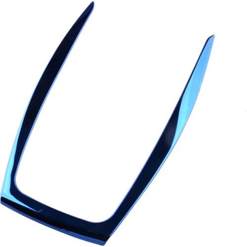 Blue Console Gear Shift Panel Cover Trim Fit For Hyundai Elantra 2011 2012 2013 2014 2015 2016 Car Decoration