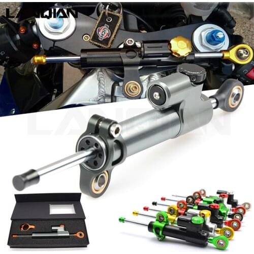 Universal Aluminum Motorcycle Damper Steering Stabilize Safety Control For BMW R1200S R1200ST S1000R S1000RR C600Sport C650GT