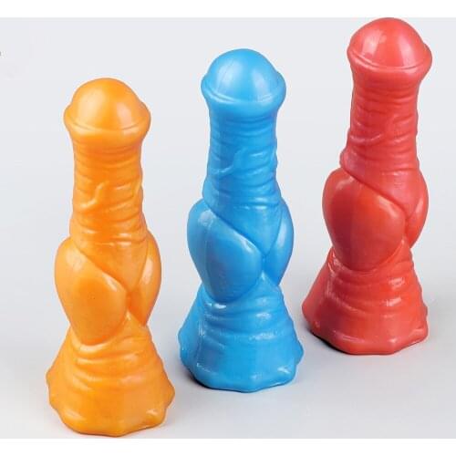 Wolf Penis Long Dog Dildo Simulation Dildos Anal Plug Female Male Butt Plug Animal Dick Woman Masturbate Erotic Shop