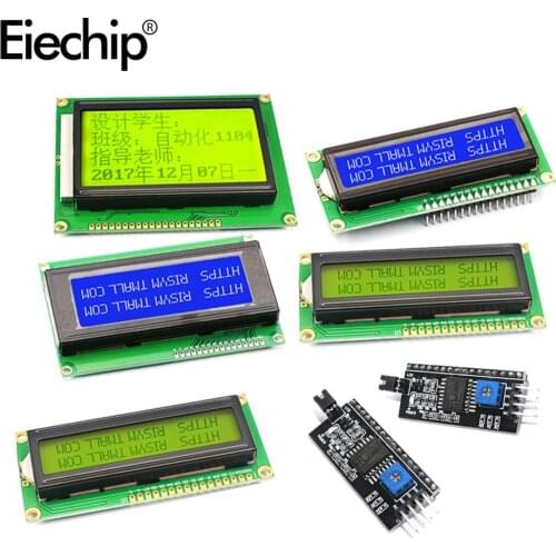 LCD Module 16x2 IIC/I2C lcd display screen for arduino,1602A 2004A character LCD blue green screen blacklight 5V for MEGA2560