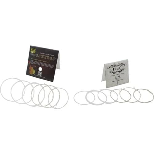 IRIN 2 Set Classical Guitar Strings Nylon Silver-Plated Copper Wound Classical Guitar Strings(.028-.043), C100 & C104