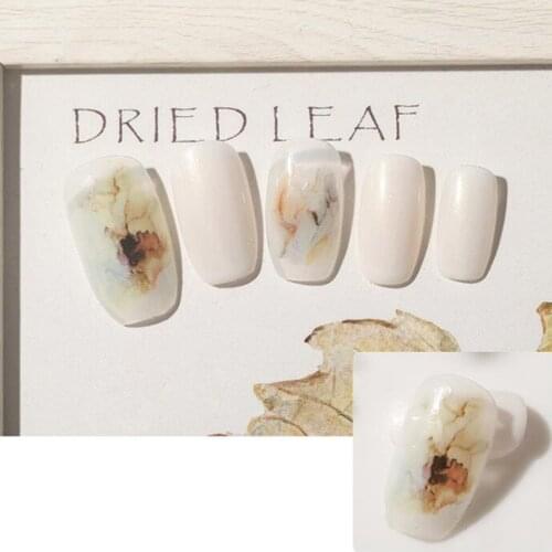 5sheet Flowers Nail Sticker Decorations Ink Watercolor Floral Decal Water Transfer Slider Nail Art Foils