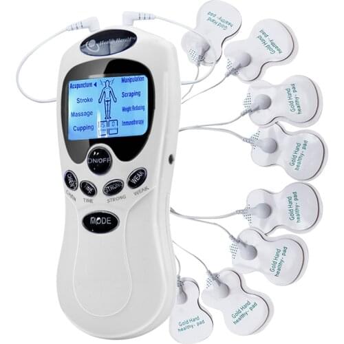 8 Models TENS Unit Machine Muscle Stimulator EMS Electronic Pulse Massager Electric herald Tens Machine Acupuncture Body Massage
