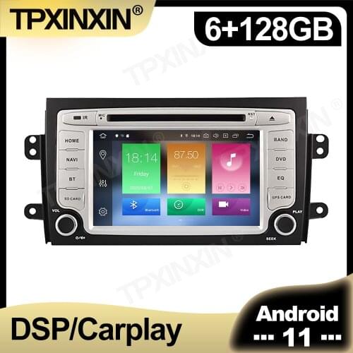 128GB Android 11.0 Car Radio For SUZUKI SX4 2006 - 2010 Multimedia Auto Video DVD Player Navigation Stereo GPS 2 din Accessories