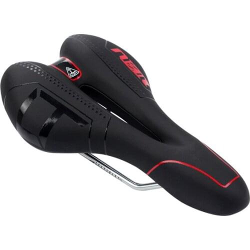 Cycling Road Bicycle Breathable Saddle Mountain Bike Shockproof Front Seat Mat Leather Cushion Parts For Bike Accessories