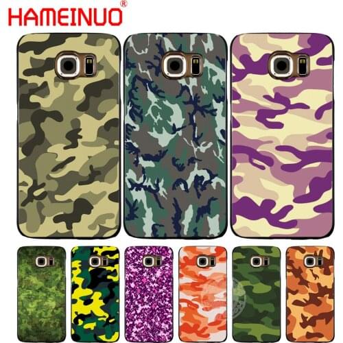HAMEINUO Camouflage Camo army desert cell phone case cover for Samsung Galaxy S7 edge PLUS S8 S6 S5 S4 S3 MINI