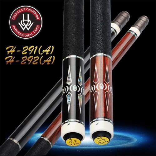 HOW H-291/292 Pool Cue 12.5mm Tip High-end PU Grip Sea Shell Inlay Butt CP Plus Shaft Tecnologia Billiard Cue Stick Newly 2019