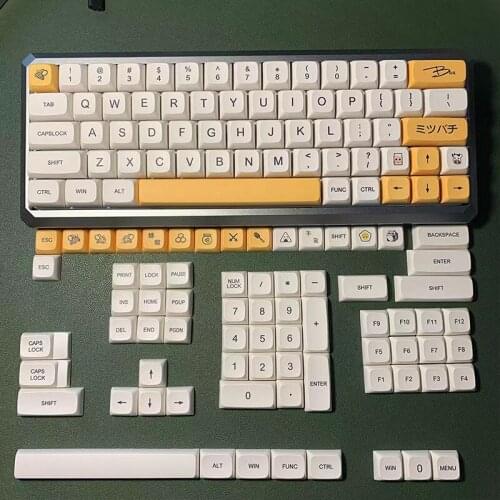 137 Keys Shimmer Theme Keycap For Mechanical Keyboard XDA Keycaps Sublimation Customized MX Switch PBT For Replace Key Cap