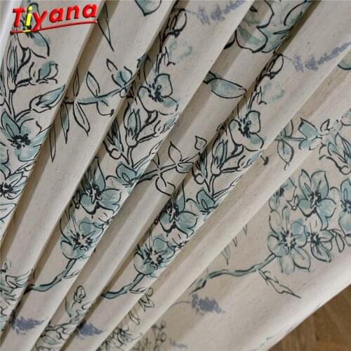 Cotton Linen Blackout Curtains Drapes Drops Door Window Treatment Sheer curtains Fabric Blinds 2019 New Style Hot Sale HM237 *30