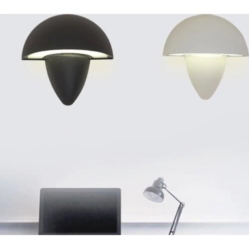 Nordic Creativity mushroom LED wall lamp modern Simplicity waterproof wall sconce indoor and outdoor bedroom living room fixture