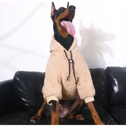 Large Dog Clothes Autumn Winter Thick Clothes Warm Thick Labrador Doberman Husky Dog Sweater Small Dog Clothes Dog Accessories