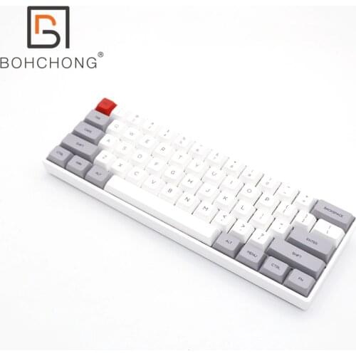 SK61 NKRO Gateron optical switch 60% Wired Gaming mechanical keyboard hot swapping socket rgb leds control software type-c pcb