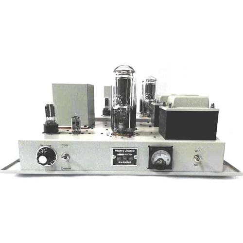 American West Electric series parallel tube 211 single-ended tube power amplifier, power: 24W+24W, output impedance: 0-4-8Ω
