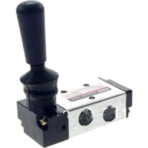 Pneumatic Valve 5 Way 2 Position 1/2" BSPT Hand Lever Operated 4H410-15 1PC
