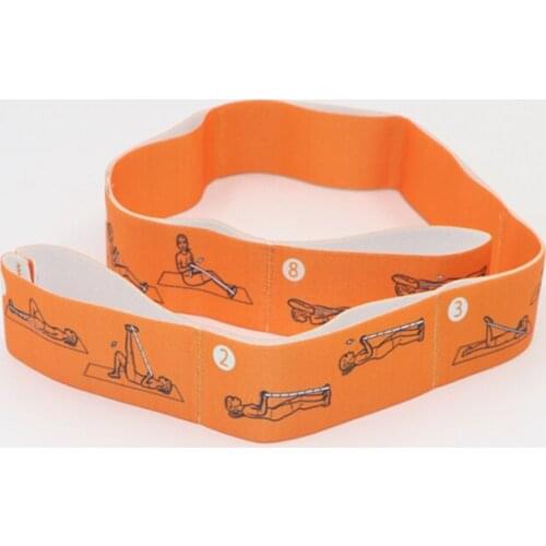 Rehabilitation-Rehab Stretch Band Tool For Yoga Physical Therapy Multi Loop Strap