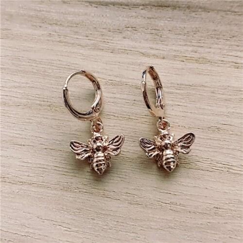 New Fashion Cute Bee And Punk Butterfly Earring Victorian Men Lover Gift 2021 Trend Jewelry