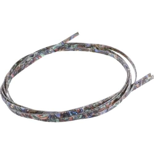 2pcs ABS Guiar Binding Purfling Strips Edge Trim Inlay Body Project Abalone Shell for Guitar Bass