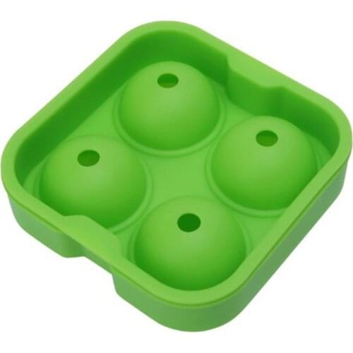 4 Holes Spot Ice Hockey Homemade Frozen Box Portable Ice Diy Ice Hockey Mold Silicone Home Small Sound Ball Box