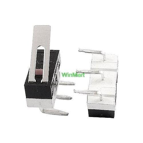 50 x AC 125V 1A Right Angle Pins SPDT 1NO 1NC Momentary Lever Arm Micro Switches