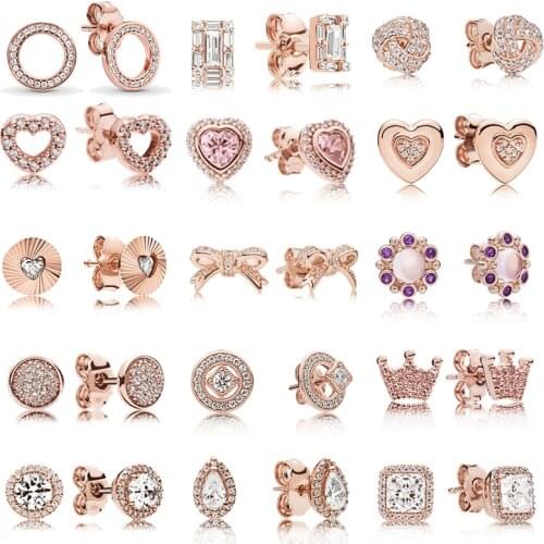 ANGLANG Women's Gold Earrings