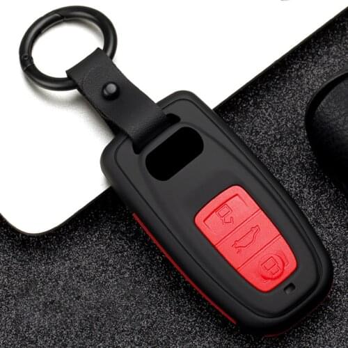 Car Key Case Cover For Audi A3 8P 8V 8L A4 B6 B7 B8 A5 8T A6 C5 C6 C7 A7 A8 D3 D4 Quattro Q2 Q3 Q5 Q7 TT 8N MK3 RS3 Accessories