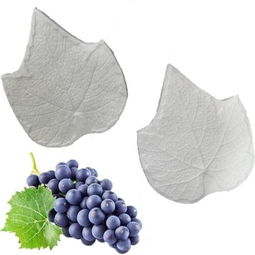 Grape Leaves Mould Silicone Mold Fondant Cake Decorating Tool Gumpaste Sugarcraft Chocolate Forms Bakeware
