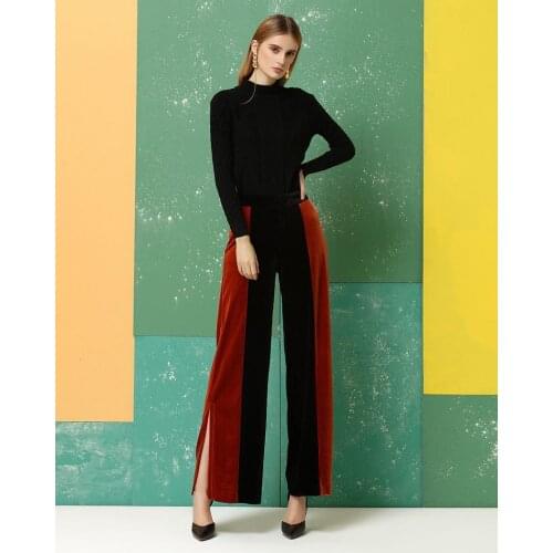 KOMELLO Women's Wide Trousers