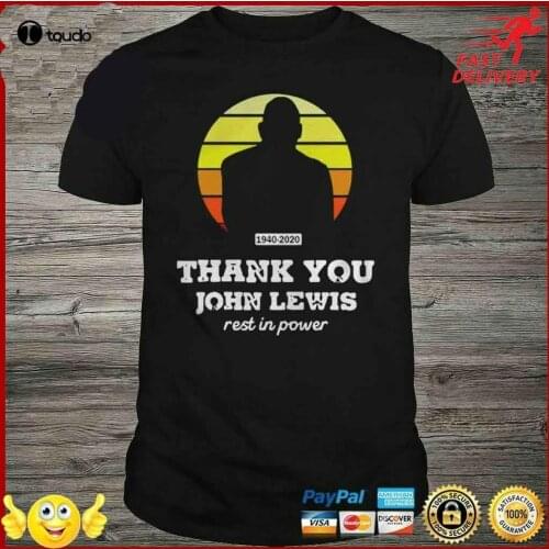 Congressman Thank You John Lewis 1940 2020 Rest In Power Vintage Shirt
