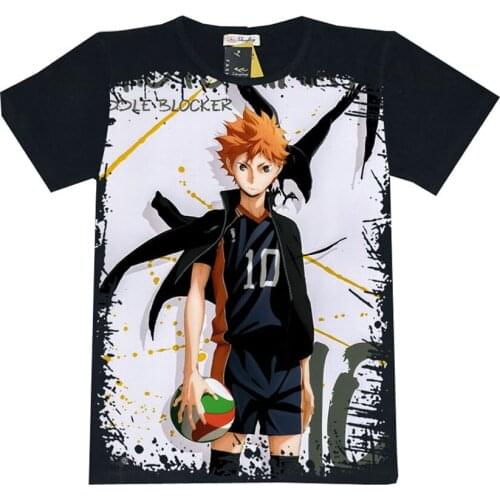 Summer T Shirt haikyuu t shirt Hot Anime Karasuno High School Cosplay carnaval Costumes Haikyuu