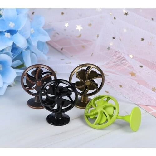 1:12 Dollhouse Miniature Mini Alloy Fan Doll Accessories Furniture Toy Families Collectible Gift