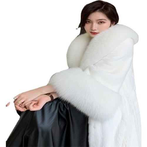 Fashion Women Winter Jacket Artificia Fox Fur High Quality Super Warm Windproof Fashion Outdoor Womens Long parker