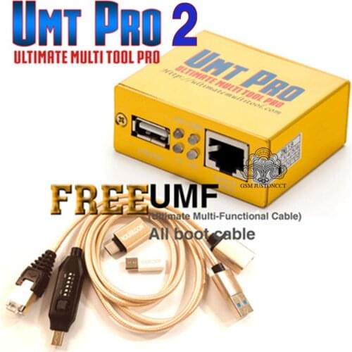 Newest 100% Original UMT Pro BOX UMT UMT BOX + AVB BOX 2in1 box + UMF all boot Cables