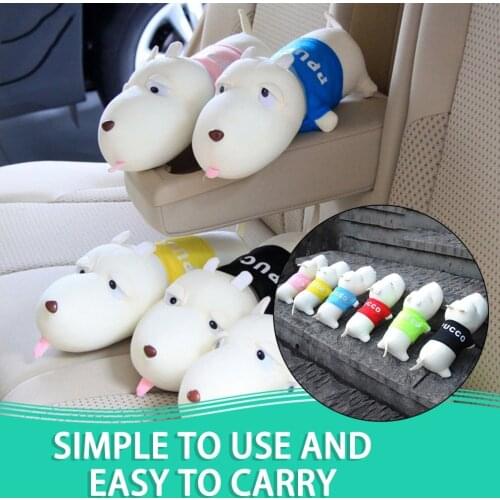 2020 New Car 23CM Mini Cute Cartoon Bamboo Charcoal Car Decoration Ornaments Auto Supplies