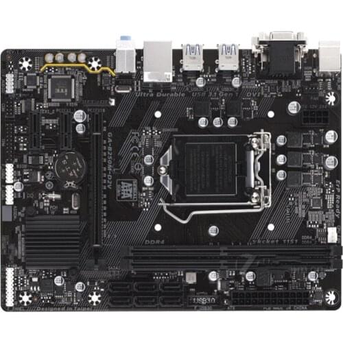 For Gigabyte GA-B250M-D2V Original Used Motherboard B250M-D2V B250 Socket LGA 1151 DDR4 USB3.0 SATA3 PCI-E3.0