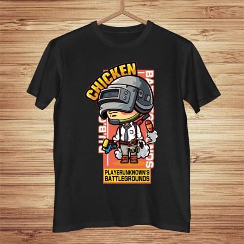 New Crew Neck T Shirt Pubg Playerunknowns Battlegrounds 100% Cotton High Quality Clothing Tees Teenage Short Sleeve T-Shirt