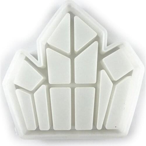 Crystal Shaped Organizer Epoxy Resin Mold DIY Crafts Jewelry Makeup Storage Box Shelf Display Stand Tray
