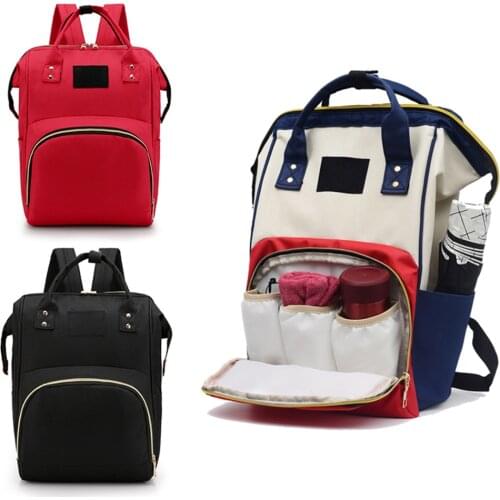 Mummy Maternity Nappy Bag Baby Care Diaper Large Capacity Waterproof Diaper Bag Travel Backpack Stroller Hooks Nursing Bags