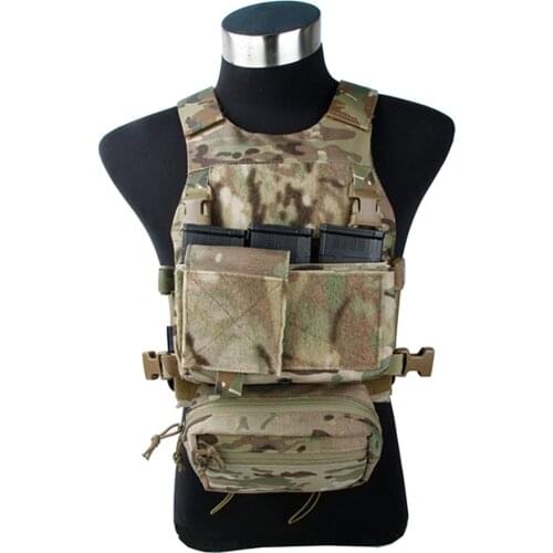 TMC Lightweight Tactical Vest MC Full Set SS Chest Hanging Multicam Fabric Free Shipping TMC3171
