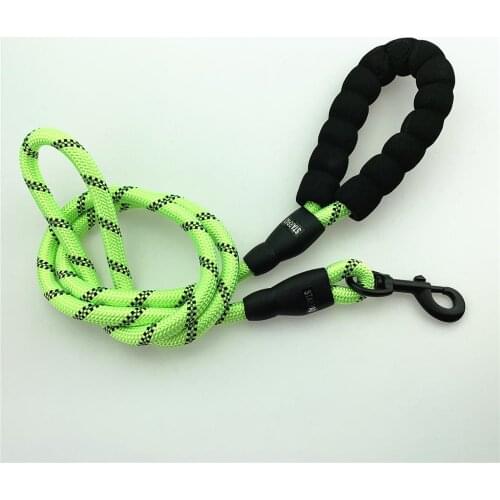 Pet Supplies Reflective Round Rope Nylon Braided Leash For Dogs
