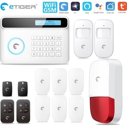Etiger S4 Plus Tuya Smart WiFi/GSM Security Motion Detector Home Smart Outdoor Strobe Siren