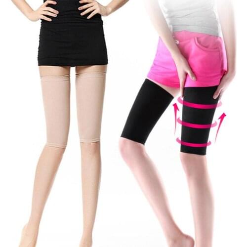 1 Pairs Slimming Leg Wraps Fat Burner Arm Legs Body Shaper Sport Thigh Elastic Slimmer Support Sport Compression Socks Trainer