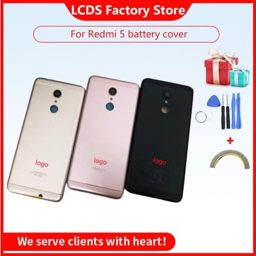 Battery Back Cover For Redmi 5 Battery Cover For Redmi 5 Battery Cover Housing +Volume Power Buttons+Sim Card Slot