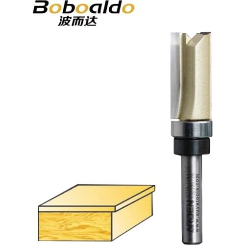 1PCS 1/4 Shank 1/4*1/2 Bearing Flush Trim Router Bit Flush Trim Bits Arden Router Bit Straight Bit Tungsten Milling Cutter