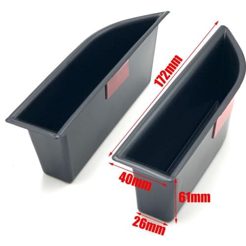 Accessories For Peugeot 3008 3008GT 2016 2017 2018 Car Front Inside Car Door Storage Pallet Armrest Container Box Cover Kit Trim