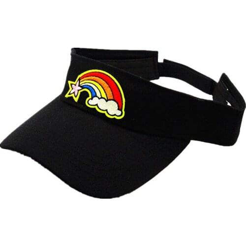 2020 new style rainbow embroidery Visors Baseball Cap Adjustable Snapback cap for men and women 149