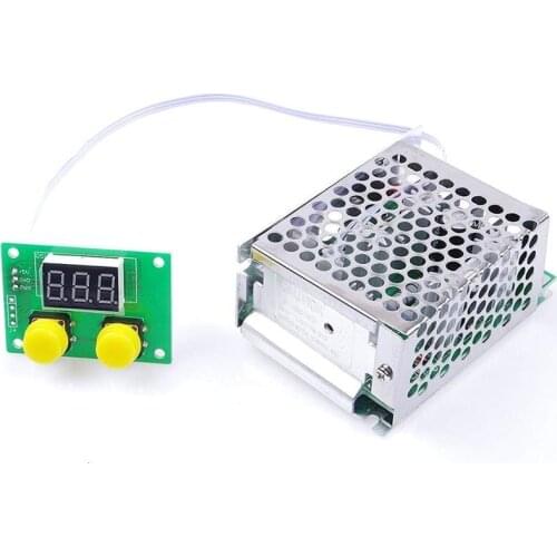 PWM DC Motor Governor 12V 24V 36V DC 9-40V 12A Digital Display Percentage Stepless Speed Switch