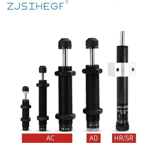 ZJSIHEGF Hydraulic Oil Pressure Buffer Damper Pneumatic Tool Adjustable Speed Stabilizer AD1410/1412/1416/2020/2030/2050/2540